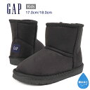 GAP ショート丈 ムートンタッチブーツ キッズ・ジュニア 17 18 GPK32361 ギャップ ショートブーツ キッズブーツ 撥水加工 防滑 ボア ファー ...