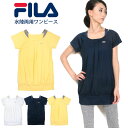 大きいサイズあり FILA フィラ 水陸両用半袖ワンピース単...