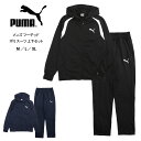 PUMA フーデッド ポリ スーツ 上下セット メンズ M L XL 678446 01 06 プーマ トレーニング ジャケット ズボン パンツ ジャージ パーカー ジップアップ フード付き 帽子 長袖 長ズボン 黒 紺 ブラック ネイビー PUMA BLACK PUMA NAVY 大きいサイズあり