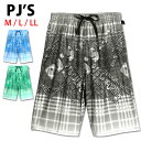 PJ 039 S メンズ水着 M L LL ピージェーズ 男性 紳士 海パン 海水パンツ サーフパンツ トランクス プール 水泳 海 チェック 英字ロゴ ブラック ブルー エメラルドグリーン 大きいサイズあり メール便送料無料