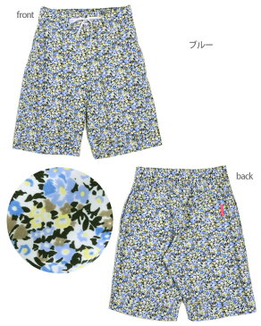 PRIVATE LABEL レディース用ショートパンツ水着単品 プライベートレーベル ブランド スイムウェア 35550307 サーフパンツ 水泳 海 プール 短パン ショーパン トランクス フラワー柄 花柄 小花柄 マジックテープ ブルー グリーン S M メール便可