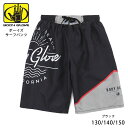 BODY GLOVE キッズ ジュニア用 サーフパンツ水着 130 140 150 ボディグローブ 37059572 スイムウェア 海パン 海水パンツ 男児 男の子 子供用 トランクス ハーフパンツ ロゴ バイカラー カリフォルニア ビーチ 黒 ブラック BLACK メール便送料無料 sw3414(4)