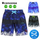 CONVERSE サーフパンツ水着 キッズ ジュニア 110 120 130 男の子 ブラック ネイビー ブルー 712402 コンバース スイムパンツ 男児 ...