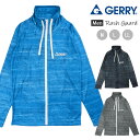 GERRY スタンドネック長袖ラッシュガード水着 メンズ M L LL ジェリー 834501 フルジップ ジップアップ ジッパー ファスナー 前開き ハイネッ...