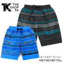 THE SHOP TK サーフパンツ水着 キッズ ジュニア 140 150 160 170 ブラック ブルー 37251902 ザショップティーケー スイムウェ...