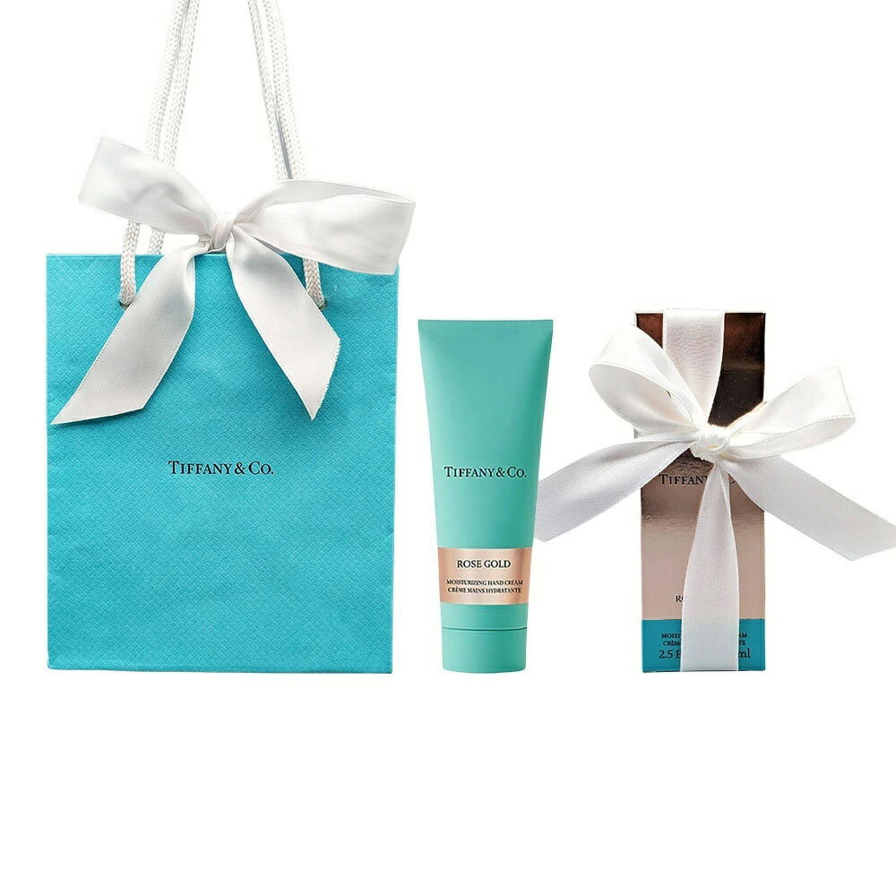 TIFFANY&Co./ティファニー ローズ　ゴールド モイスチャライジング ハンドクリーム 75mL 紙袋ショッパ..
