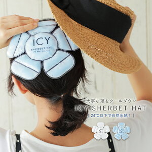 『ICY SHERBET HAT』[アイシー シャーベットハット レディース 子ども 子供 生活雑貨 ライフスタイル雑貨 帽子 暑さ対策 PCM サスティナブル 保冷剤 熱中症対策 ヘッドクール 冷感グッズ ひんやりグッズ]※返品・交換不可※※メール便可※【5】