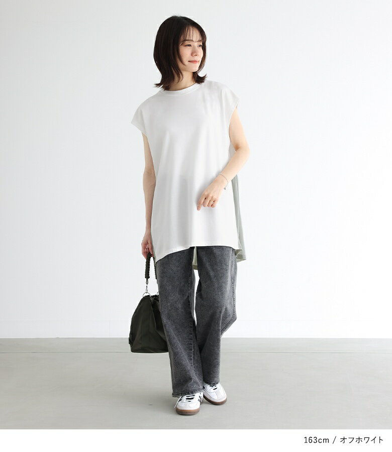 Tシャツ レディース トップス カットソー 半...の紹介画像3