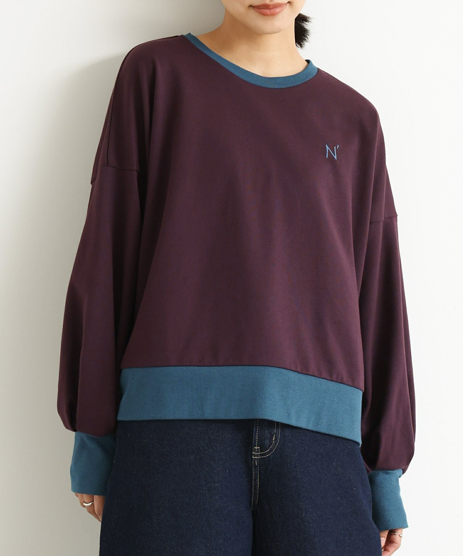 楽天市場】刺繍（カラーパープル）（スウェット・トレーナー｜トップス 