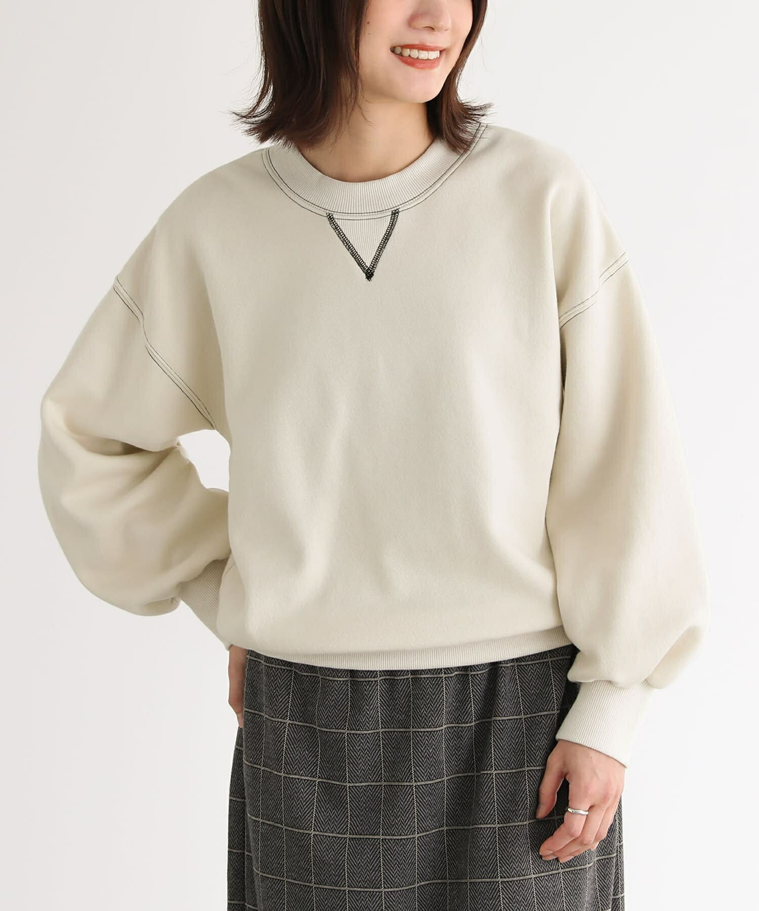 楽天市場】トレーナー ショート丈（カラーホワイト）（スウェット