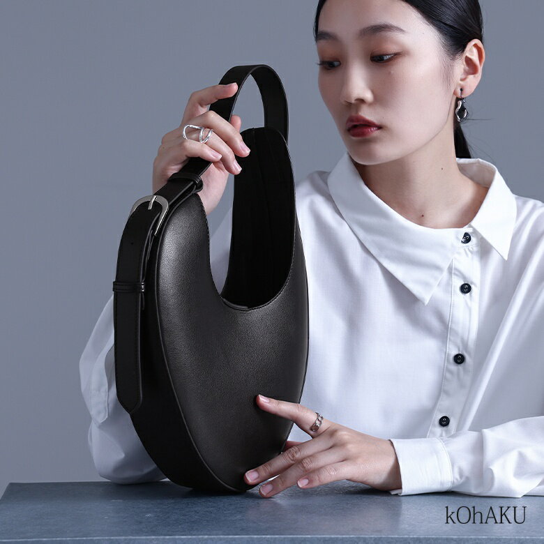[期間限定クーポンで最大20％OFF]ハンドバッグ ショルダーバッグ レディース レディースバッグ 鞄 かばん カバン バック 肩掛けバッグ 肩掛け バックル ベルト リサイクルレザー リサイクル 無地 小さめ オシャレウォーカー【メール便不可】【30】のサムネイル