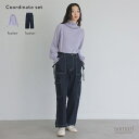 【5/16 12:59迄クーポンで20%OFF】【送料無料】2点コーデセット 2024 レディース トップス ニット 長袖 タートルネック プルオーバー ハイネ...