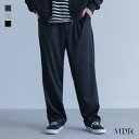 【感謝価格】パンツ メンズ ボトムス ワイド ズボン 長ズボン タック 後ろゴム ラフ ゆったり トラウザーパンツ ロング丈 10分丈 12分丈 ワイドシルエット 布帛生地 無地 ポケット ロングシーズン オシャレウォーカー◇【メール便不可】【20】