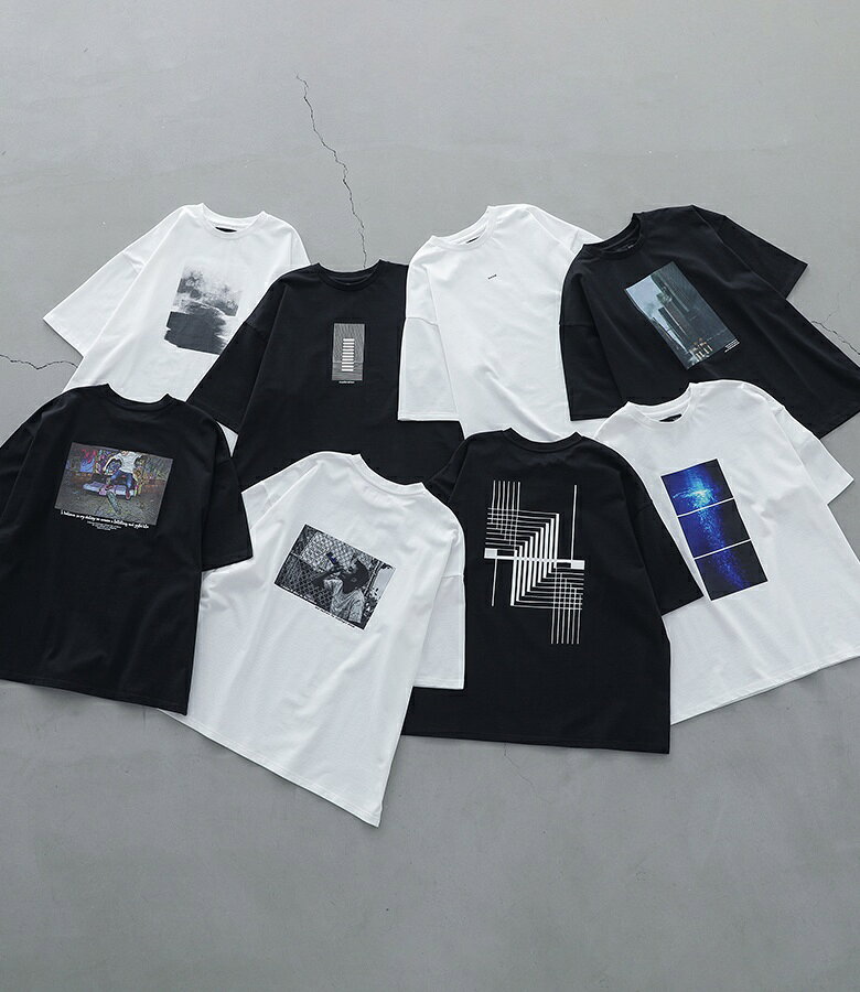 Tシャツ メンズ トップス 半袖 カットソー 綿100％ クルーネック プリントT フォトプリント ロゴ インナー レイヤード プルオーバー プリントTシャツ ロゴT 春 夏 秋 オシャレウォーカー※メール便可※【10】