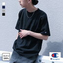 Tシャツ メンズ トップス カットソー 半袖 ショートスリーブ ポケット Champio チャンピオン コットン100% 綿100% 無地 ロゴ クルーネック 切り替え 夏※メール便可※【10】