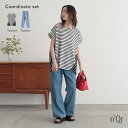 2点コーデセット 2025 レディース カットソー Tシャツ 半袖 ト...(4)