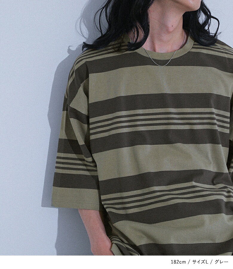 【クーポンで10％OFF 8/30 23:59迄】Tシャツ メンズ 春 夏 トップス 黒 グレー M L...