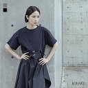 ワンピース レディース ドレス ロング丈 半袖 アシンメトリー アシメ...(4)