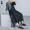ワンピース レディース ドレス 半袖 ロングワンピース アシンメトリー...(4)