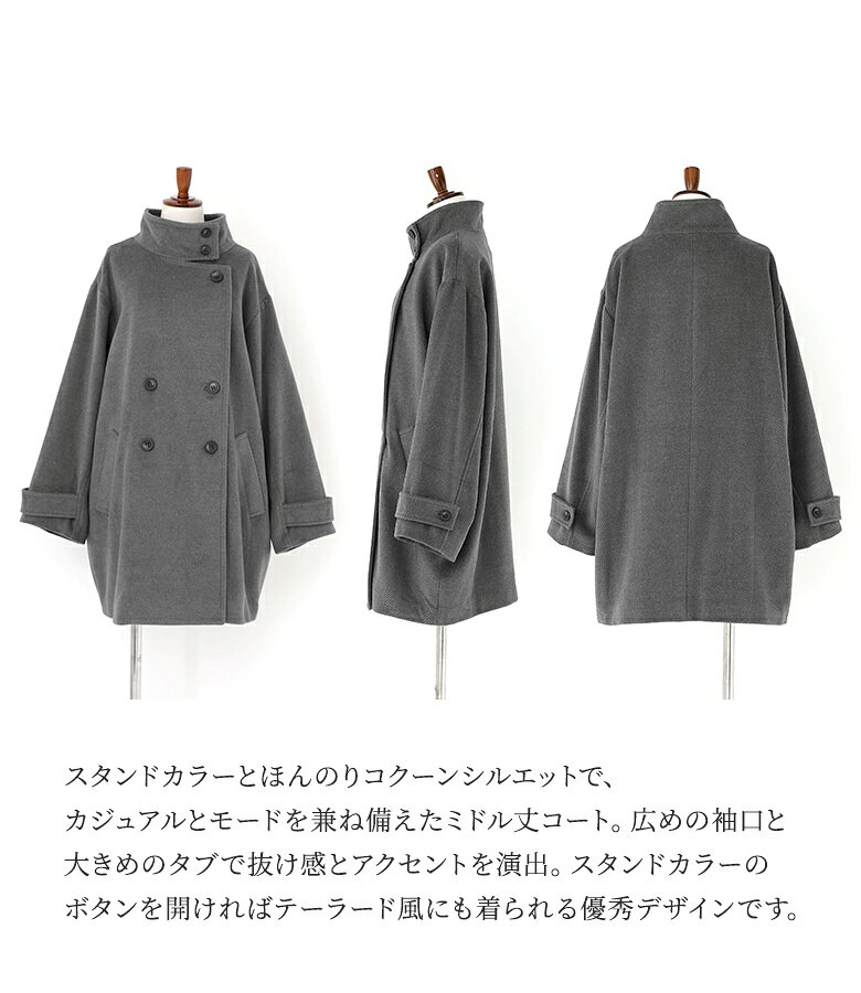 【クーポンで最大20%OFF 7/20 23:59迄】コート レディース アウター ミドル丈コー...