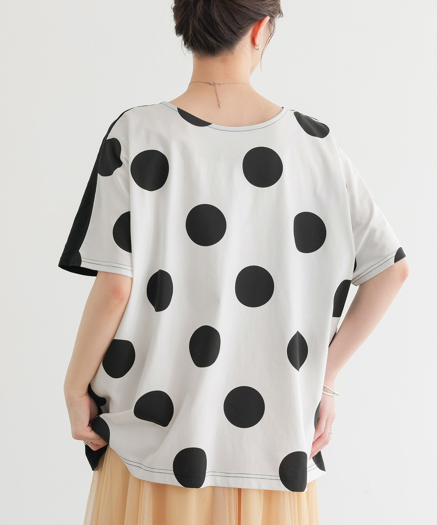 Bristol ドット柄 半袖Tシャツ S sizeホワイト 楽天市場】ドット 水玉（カラーホワイト）（Tシャツ・カットソー