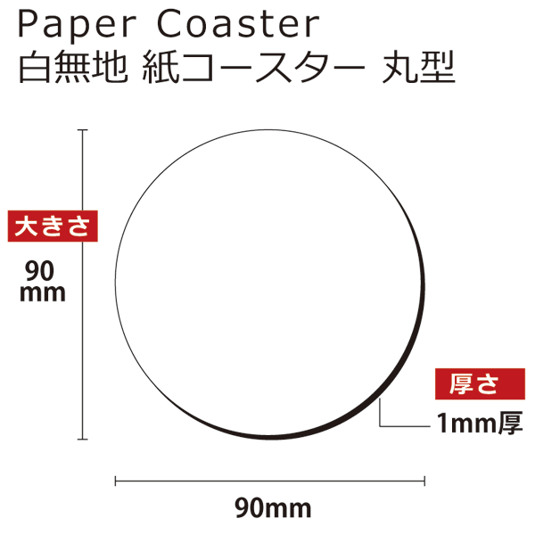 紙コースター 1箱/ 2000枚入1mm厚 白無地 丸型あす楽15：00 対応 送料無料楽天ランキング1位 使い捨てコースター お買い得 まとめ買いセット 業務用 敷紙 飲食店 ホテル レストラン カフェ