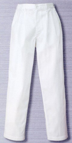白衣ズボン S〜6L メンズ 白衣 パンツ ズボン 制電 清潔 制服 作業 工場 厨房 調理 清掃 ユニフォーム
