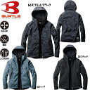 BURTLE フーデッドジャケット 防風ジャケット S~XXL 防風ストレッチ 撥水 ブルゾン ジャケット 防風 レイン ストレッチ バートル 作業 ワーク 仕事 アウトドア スポーツ