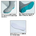 セーフティ耐油長靴 PVC カラー長靴 24.0〜28cm 2