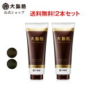 レビューで300円OFFクーポン 送料無料【2本セット】大島椿ヘアカラートリートメント 白髪染め 毛染め 女性用 黒 ブラック ジアミンフリー 椿油 無香料 弱酸性 黒髪 自然な色合いに白髪を染める ブラシ付