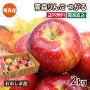 りんご 青森 りんご つがる 2kg 送料無料 ＜9月上旬より順次出荷＞ フルーツ 果物 葉取らず栽培 敬老の日 ギフト 農家直送 産地直送 大嶌屋（おおしまや）