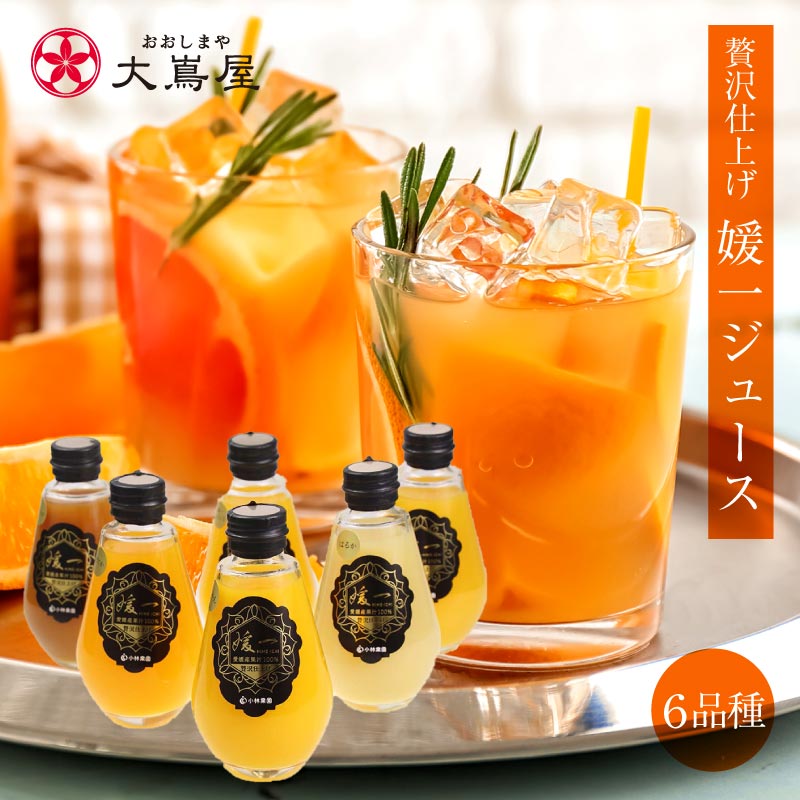 父の日 媛一オレンジジュース ギフト 柑橘6品種 みかん 果汁100% ジュース 送料無料 200ml×6本 媛一 愛媛産 柑橘 みかんジュース ストレートジュース 2024 プレゼント 進物 御礼 お祝い 内祝い 産地直送 果物 フルーツ 食品 グルメ