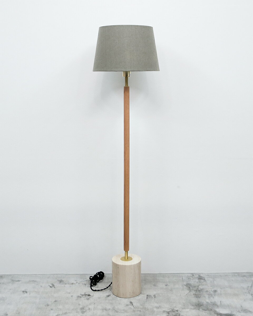 【中古】 【モデルルーム展示品】 ART WORK STUDIO (アートワークスタジオ) ［Monolith-floor lamp (モノリスフロアーランプ)］ / W360 フロアスタンド フロアライト ブラウン グレー 【X0226-02】