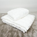 【新古品】【モデルルーム展示品】 arflex(アルフレックス) ALL SEASON DOWN DUVET / デュベットセット リラックスダブルベッドサイズ 2点 【汚れ有り】 【V0811-01】