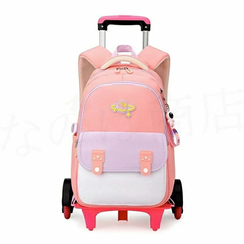 【新学期のギフト】キャリーリュック 子供用リュック リュックサック キャリーバッグ バックパック キャスター付き キャリーケース 小学生 中学生 通学 両用 多機能 耐衝撃 防水 階段上り 大容量 多色 頑丈 軽量 6輪 男女兼用 人気商品 送料無料 JOLNN