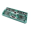 レンチセット DIY 工具セット ダイレンチ ハンドツール 20個 M3-M12 ねじ用 メトリック プラグタップ タップ LB-24 区分60Y