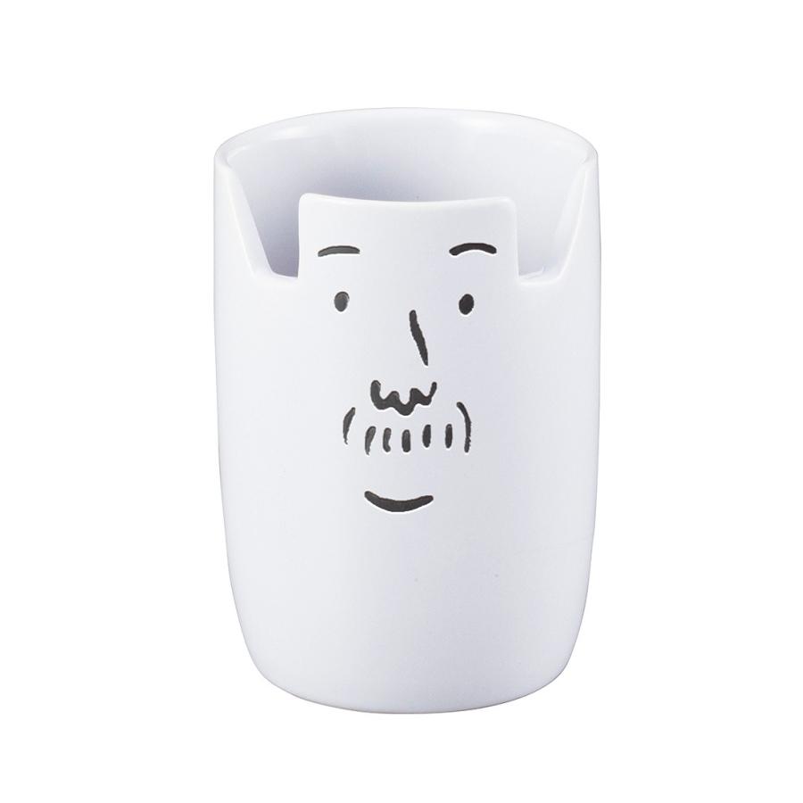 DECOLE デコレ メガネ ペンカップ やさしいおじさん 収納 スタンド ペンたて デスク上収納 卓上 整理ボックス 文房具 デスク周り 子供部屋 会社 学校...