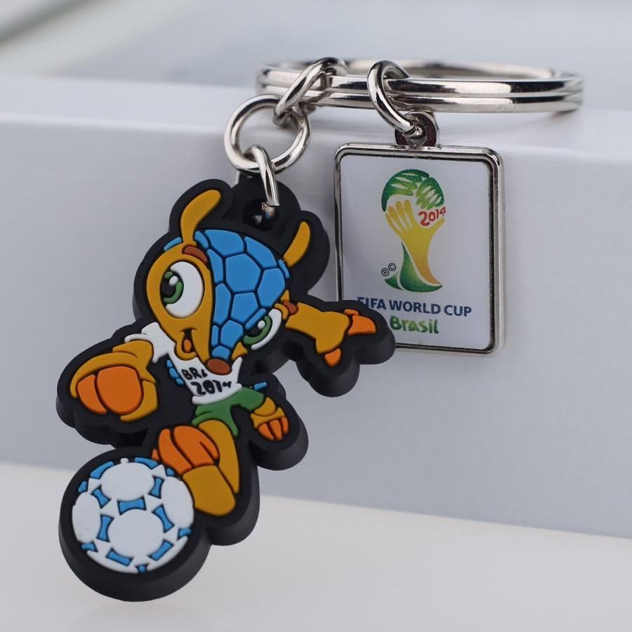 2014 FIFA ワールドカップ 公式グッズ キーホルダー 公式キャラクター「フレコ」 サッカー サッカーワールドカップ オフィシャル グッズ Wカップグッズ プレゼント 063641 配送区分N