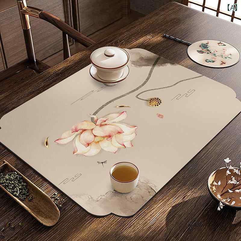 ・主な素材: 硅藻泥10%、天然ゴム90%・形状: 不規則形・カラー展開: 禅荷、荷風、清雅、玉蓮・スタイル: 新中式・サイズ展開: 20×45、30×40、40×50、40×60、50×60、30×120、30×180・使用シーン: リビング、書斎、ベランダ