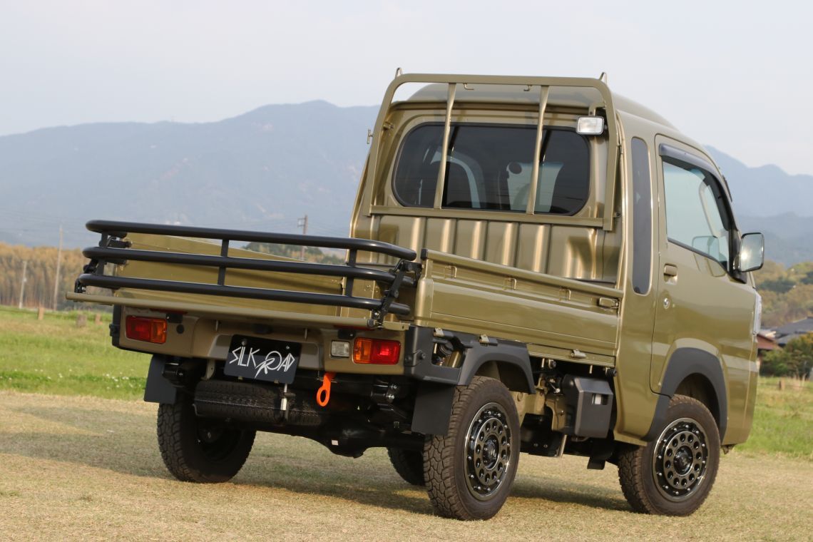 送料無料!!ハイゼットトラック S201P／S500Pベッドエクステンダー　シルクロード社