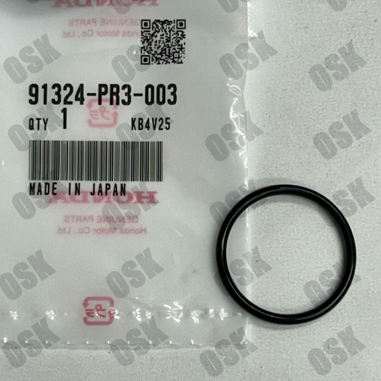 EKシビック用　ホンダ純正部品　Oリング　29×2.5 部品番号91324-PR3-003 本物　正規　純正品