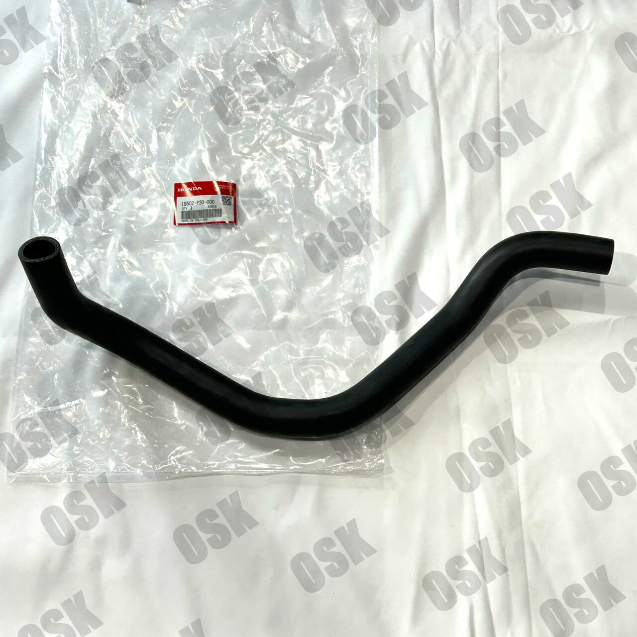 EK9シビック　ホンダ純正部品　タイプR 　ホース、ウォーターロアー　部品番号19502-P30-000 本物　正規　純正品