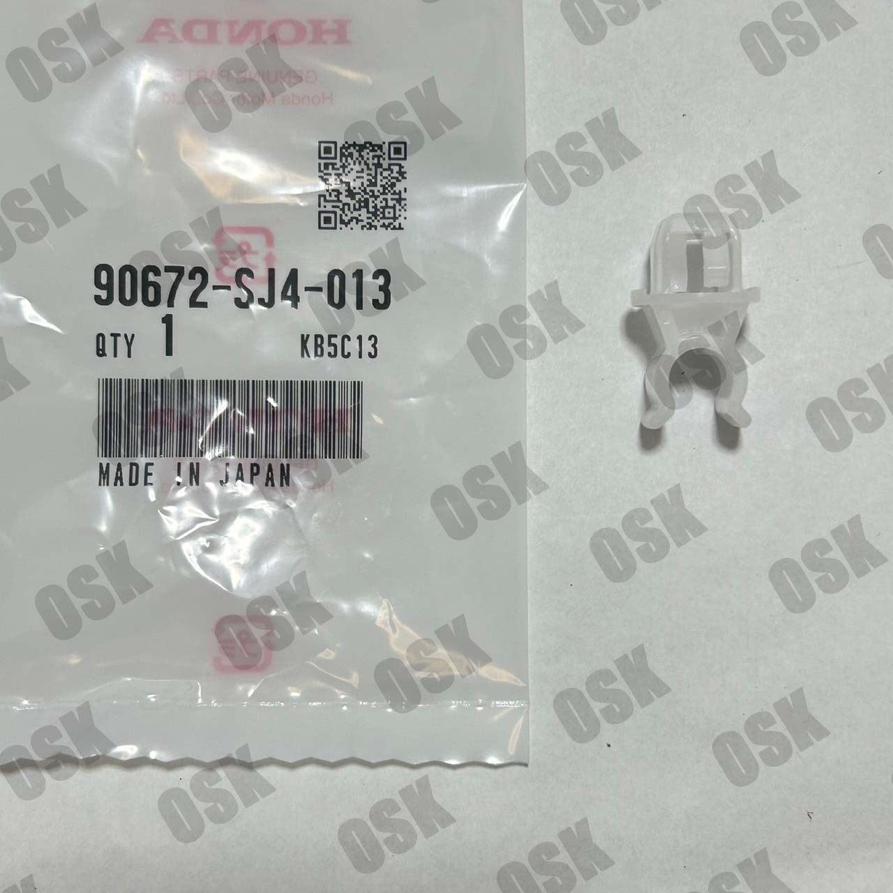 EK9シビック　ホンダ純正部品　タイプR 　ラホルダー、ロッド　部品番号90672-SJ4-013 本物　正規　純正品