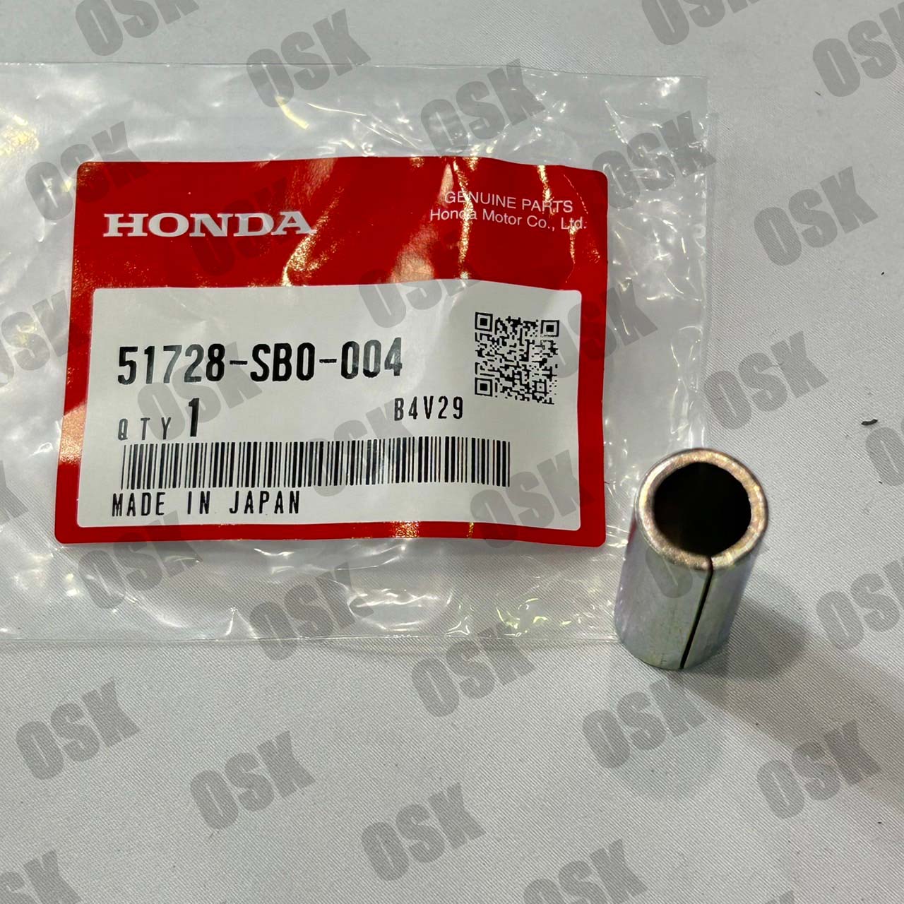 NSX用　ホンダ純正部品　カラー　フロントダンパーマウンティング　部品番号51728-SB0-004　 本物　正規　純正品　HONDA