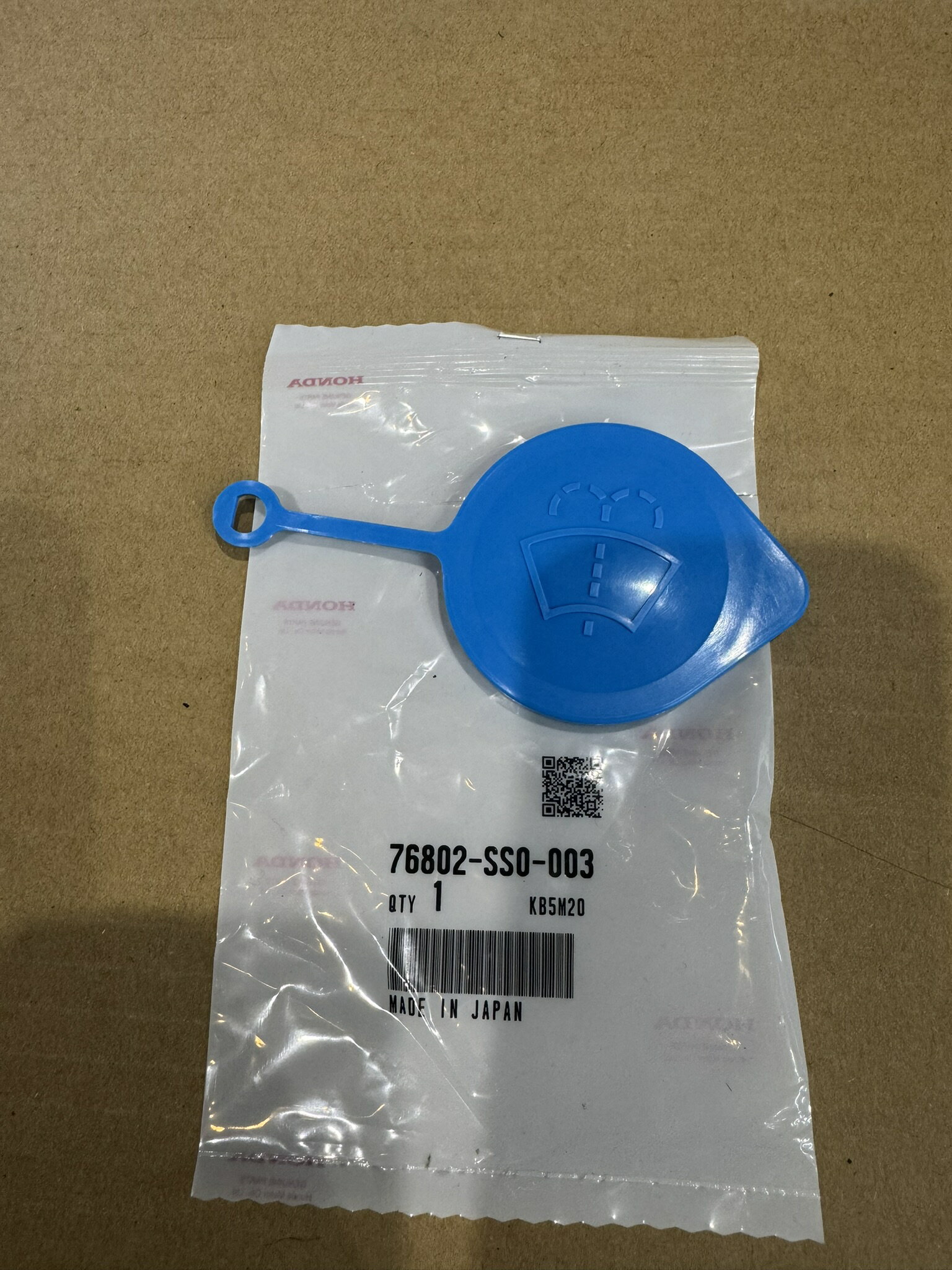 DC2インテグラ用　ホンダ純正部品　ウォッシャータンクキャップ　部品番号76802-SS0-003 本物　正規　純正品