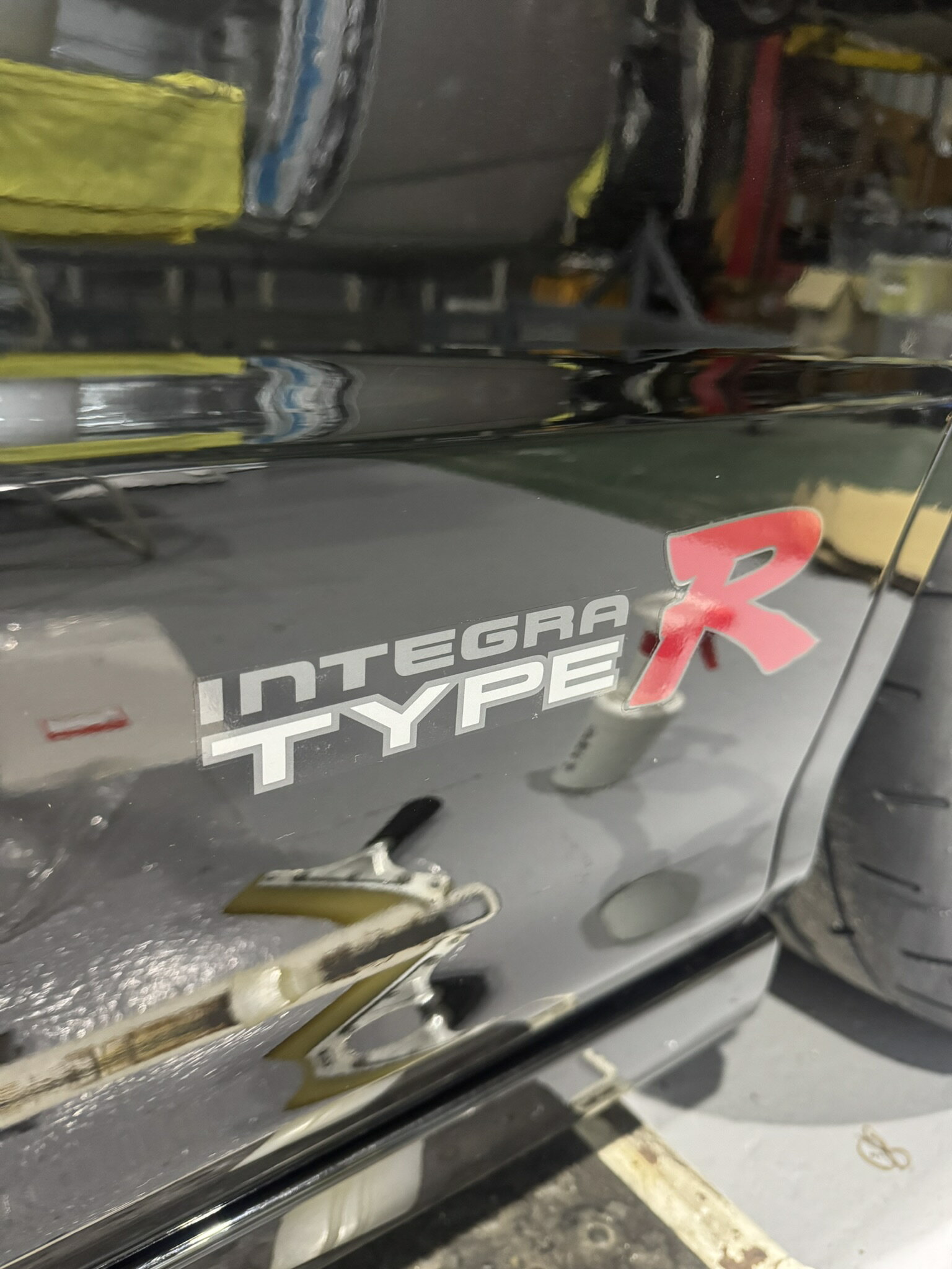 DC2インテグラ　タイプR　ホンダ純正　エンブレムステッカー　左