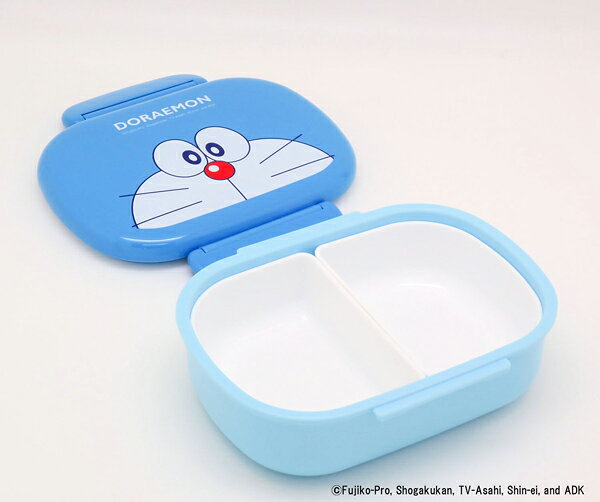 オーエスケー Styleの日本製 子供 弁当箱 360mL 食洗機対応 1段 お弁当箱 プラスチック 乾燥機対応 電子レンジ対応 レンジ対応 中子付 パッキン付 抗菌 小さめ ランチボックス こども用 BPAフリー 保育園 保育所 幼稚園 入園 準備 遠足 かわいい ドラえもん | OSK DORA PCR-7｜アングル2