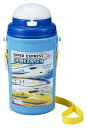 日本製 450mL 保冷 ワンタッチ ストロー付き 水筒 プラスチック 子供 キッズ 洗いやすい 持ちやすい ストローボトル 肩掛け 紐 ひも 肩ひも付き 肩掛...