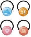 日本製 ヘアゴム ガラス 単品 レディース 子供 キッズ ワンポイント ヘアアクセサリー 髪飾り ゴム 雑貨 ヘアセット メイク グッズ プレゼント かわいい ...