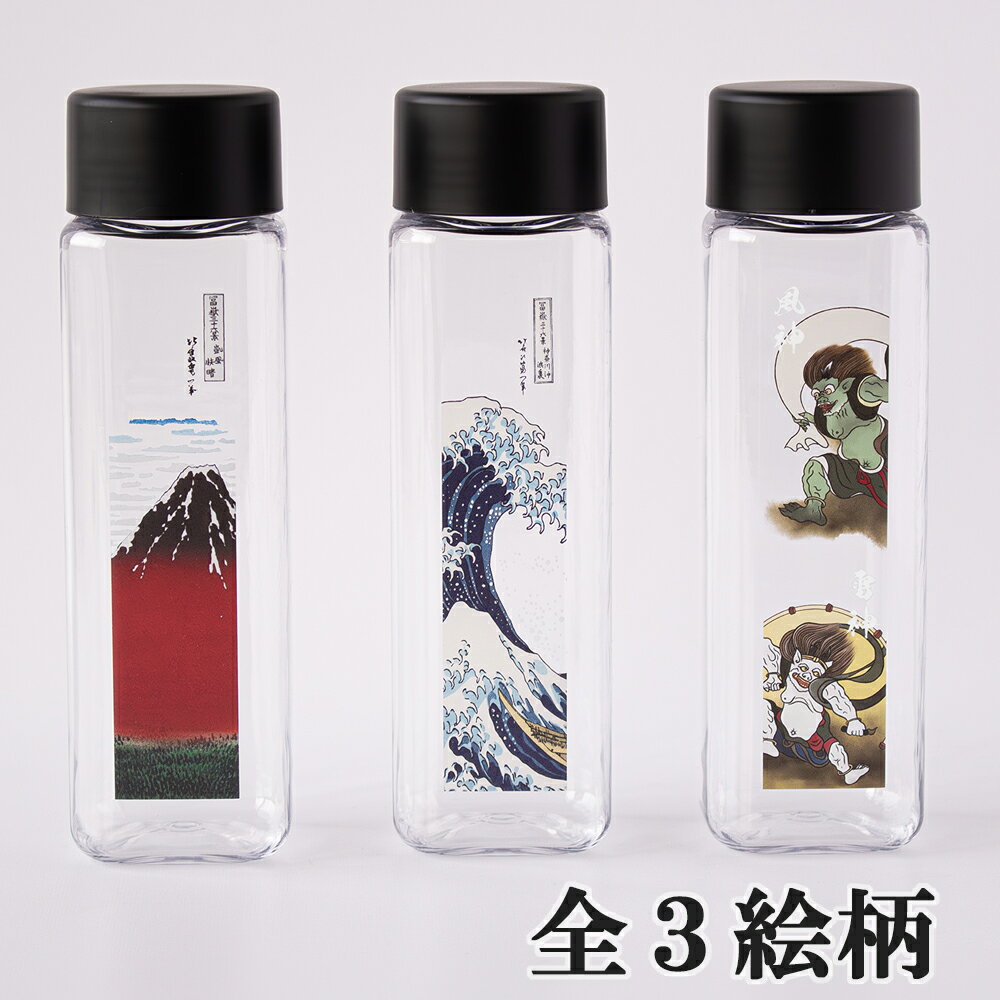 【50％OFF】 日本製 400mL スクエアボトル スリム ミニサイズ プラスチック クリア...